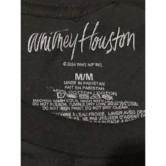WHITNEY HOUSTON DEBUT Unisex T SHIRT - RELAXED FIT Sz M - Picture 3 of 4